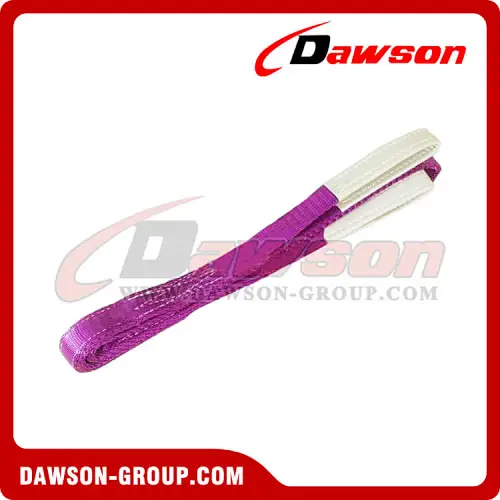 WLL 1 Ton 1000 KG Polyester Webbing Slings for Lifting